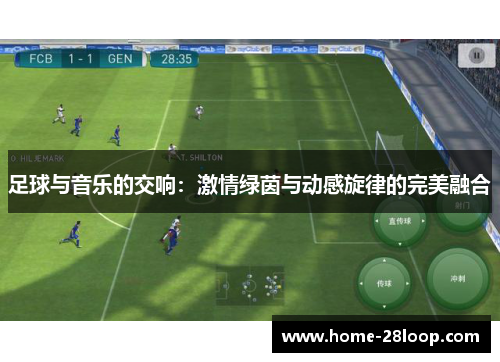 足球与音乐的交响：激情绿茵与动感旋律的完美融合